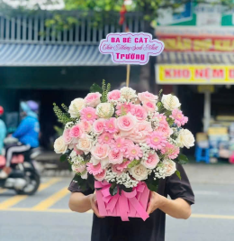 Hoa giỏ đẹp Hoa giỏ đẹp