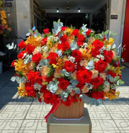 Hoa giỏ đẹp Hoa giỏ đẹp