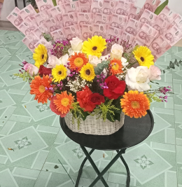 Giỏ hoa chúc mừng Giỏ hoa chúc mừng