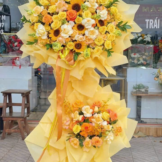 Hoa khai trương