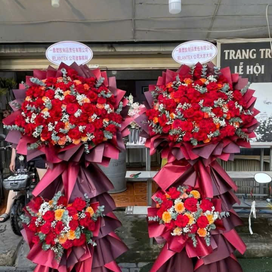 Hoa khai trương