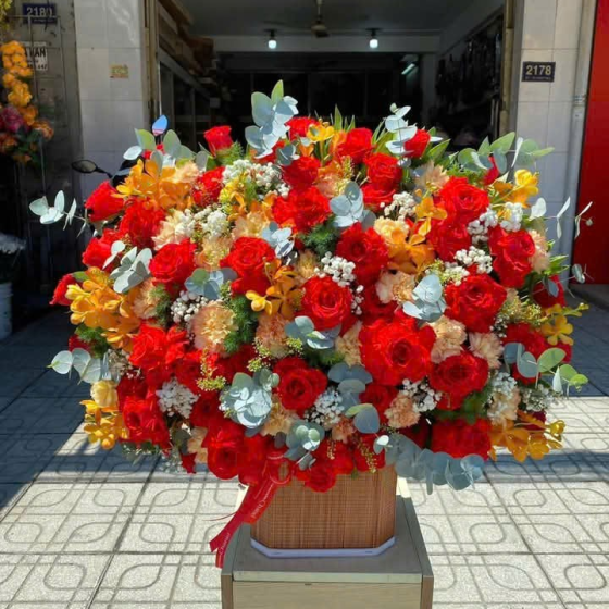 Hoa giỏ đẹp
