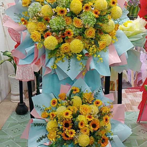 Hoa khai trương đẹp