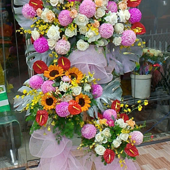 Hoa khai trương đẹp