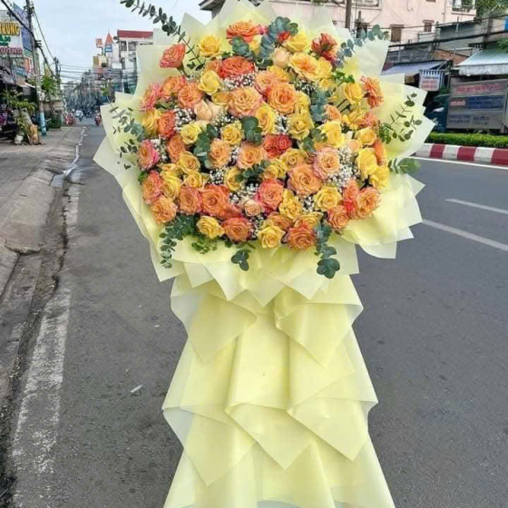 Hoa khai trương đẹp